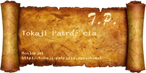 Tokaji Patrícia névjegykártya